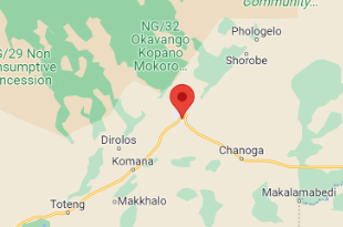 Map showing the Ecoexist headquarters